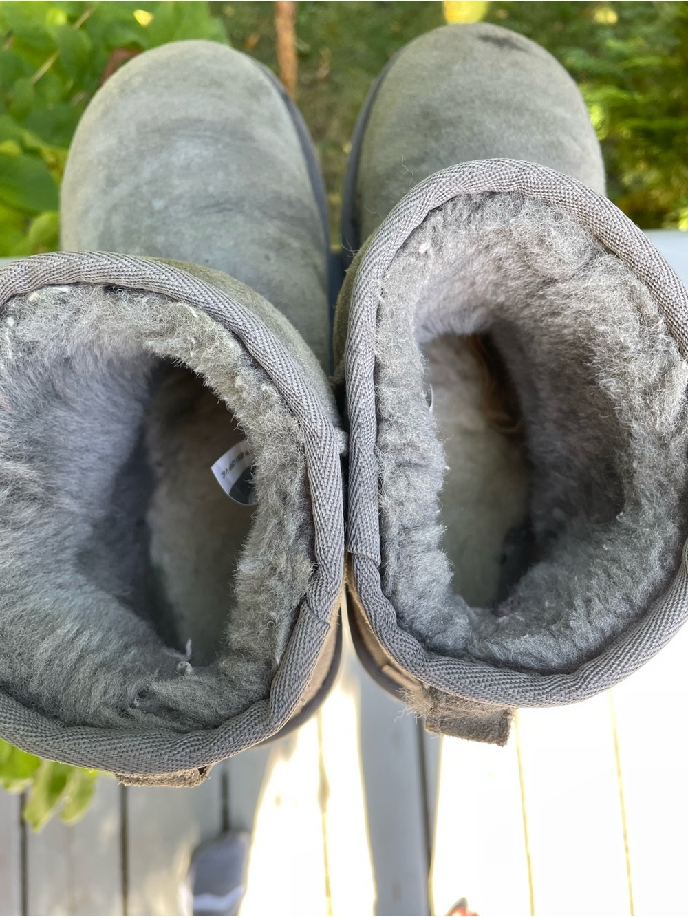 UGG Boots Classic Mini II size 7 Gray - Picture 10 of 14